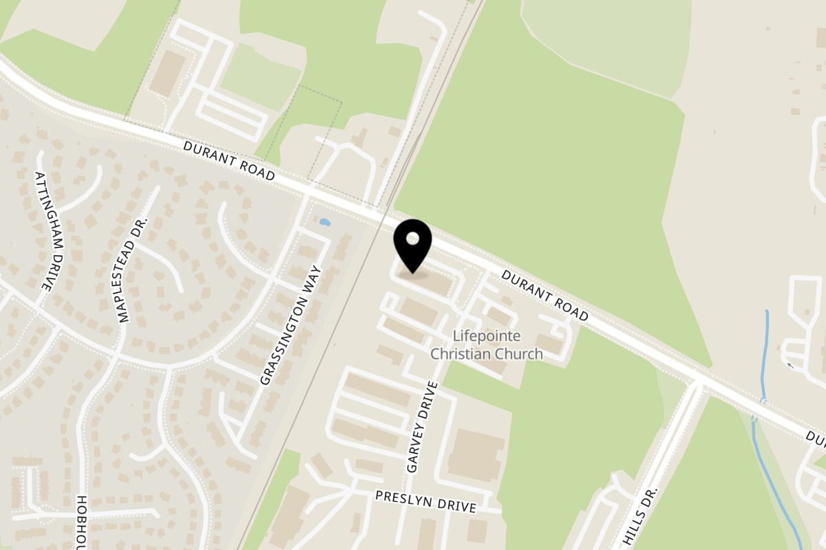 Map showing the location of Cafe Capistrano Mexican Restaurant on 8471 Garvey Dr Unit 113 in Raleigh